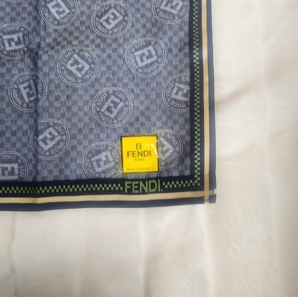 NWOT Fendi Blue Handkerchief - Picture 4 of 4